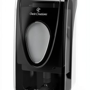 Oasis Creations Black Plastic Soap Dispenser Wall Mounted-0