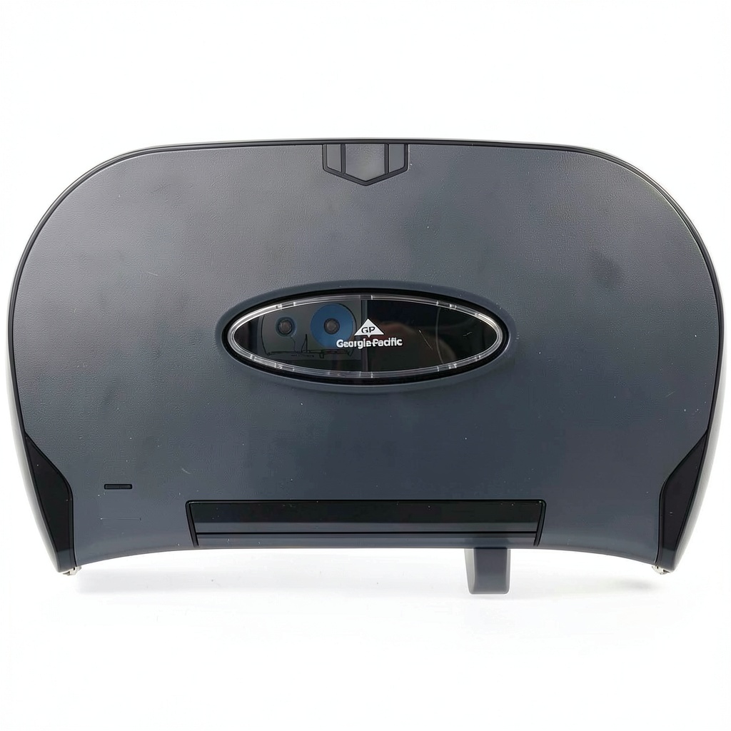 Installing Georgia Pacific toilet tissue dispenser durable plastic in a commercial restroom