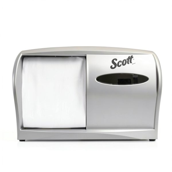 Toilet Paper Dispenser Kimberly Clark Manual White-1