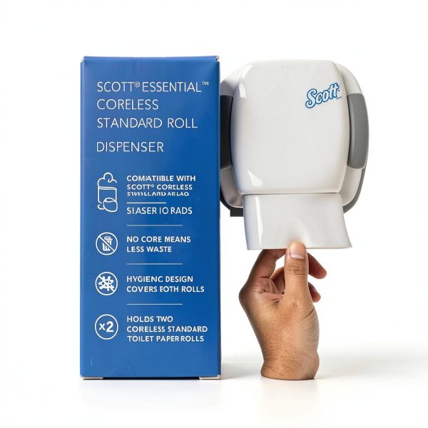 Toilet Paper Dispenser Kimberly Clark Manual White-9