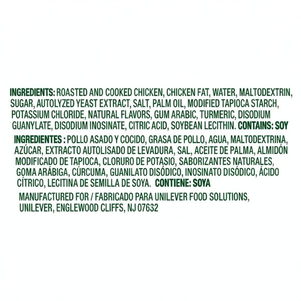 Unilever Chicken Broth Base Low Sodium Gluten Free Paste-2