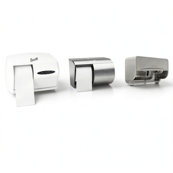Toilet Paper Dispenser Kimberly Clark Manual White-10