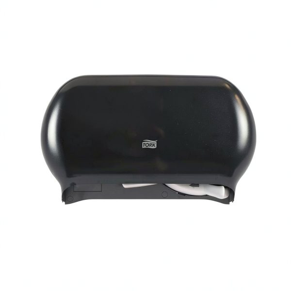 Tork Toilet Paper Dispenser Enclosed Design Smoke Plastic-0