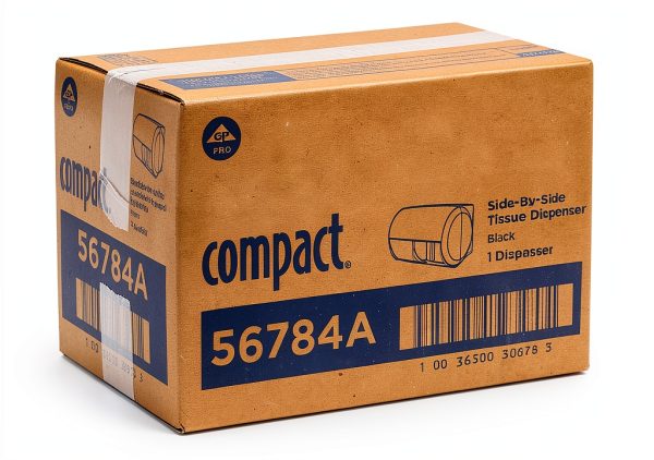Georgia Pacific Toilet Paper Dispenser Plastic Wall Mounted-5