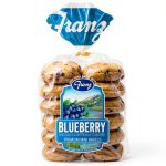 Franz Mini Blueberry Bagels Soft Chewy 16oz-0