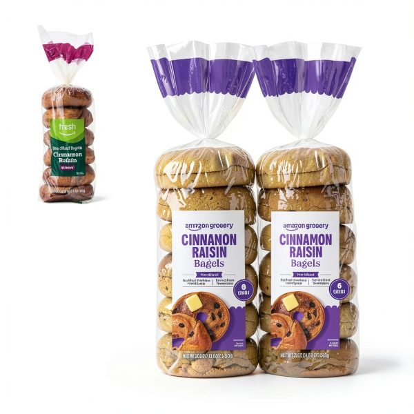 Cinnamon Raisin Bagels Amazon 6 Pack Pre‑Sliced-3