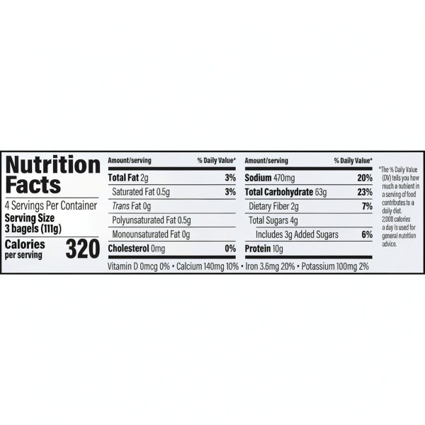 Bimbo Bakeries Bagels Calcium Source 16 Ounce-2