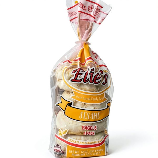 Elie Bakery 12 Ounce Bagels Whole Grains Kosher-1