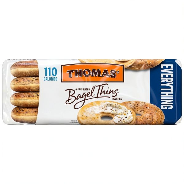 Thomas Everything Bagel Thins Breakfast Bagels-4