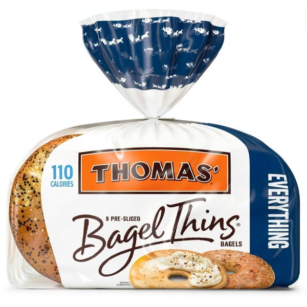 Thomas Everything Bagel Thins Breakfast Bagels-6