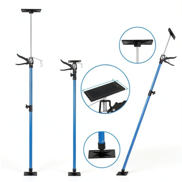 Cabinet Jacks ZMCYNG Support Pole 45‑114 Inch Steel-5