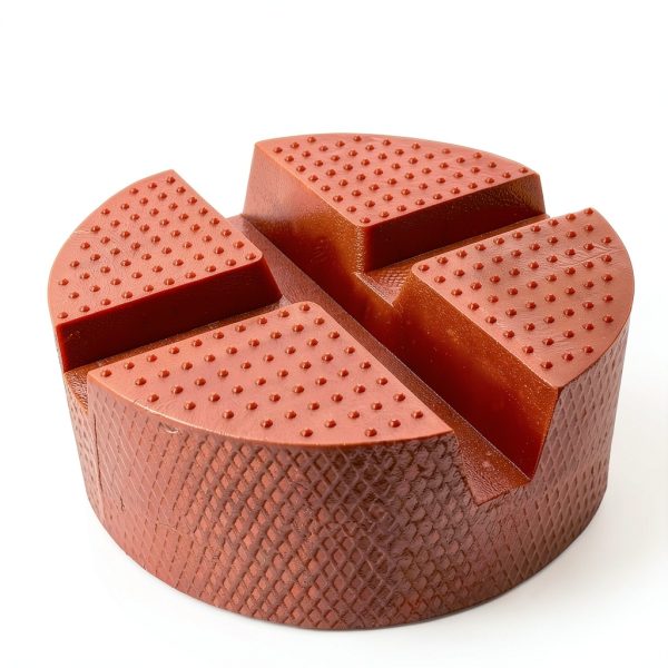 Polyethylene Pinch Weld Jack Pad AUTOXBERT Slotted 3.93×1.85 in Red-2