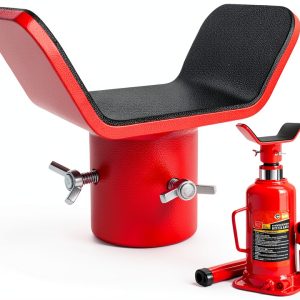 Adjustable Bottle Jack Adapter COZYMO 1/4" Saddle for 3" & 4" Axles-0