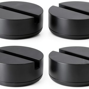 Floor Jack Pad Adapter 4 Ton Universal Rubber Slotted Frame Rail Pinch welds Protector for Floor Jack (4 Pack)-0