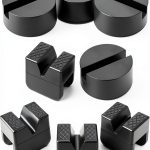8 Pcs 2 Types Jack Stand Pads Adapter Universal Slotted Frame Rail Pinch Welds Protector Rubber Jack Pad for Jack Stand Accessories-0